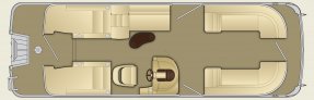 Bennington Pontoon Boats 2574GCW  - Jerry's Marine your Bennington Dealer