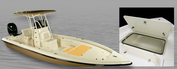 ShearWater Boats  25LTZ - Jerry's Marine your ShearWater Boat Dealer - Front Storage