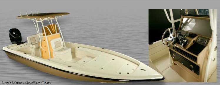 ShearWater Boats  25LTZ - Jerry's Marine your ShearWater Boat Dealer - Custom Console