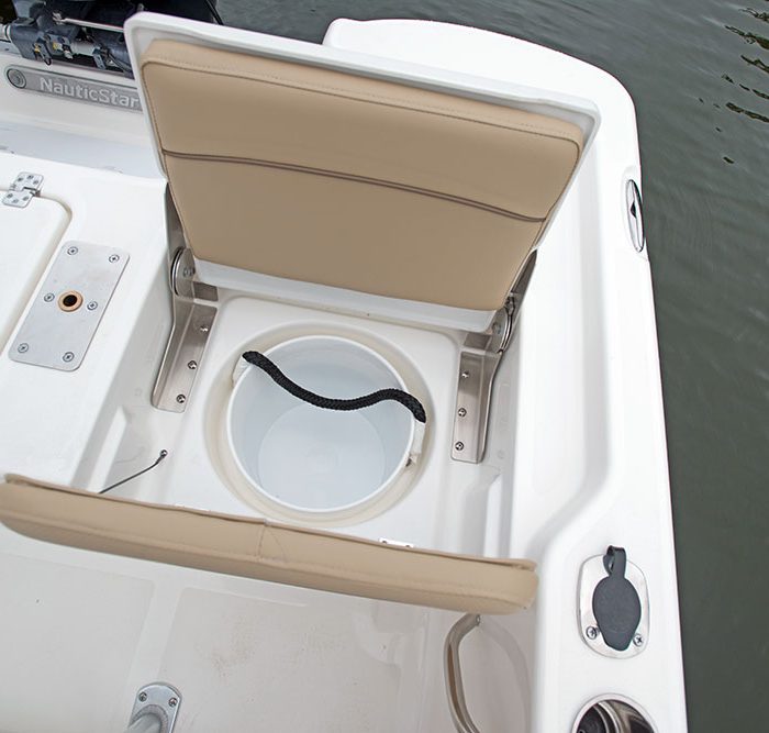 Nauticstar Boats Dealer 195 Bay Castnet Bucket Storage Nauticstar Boats Dealer 195 Bay Castnet Storage