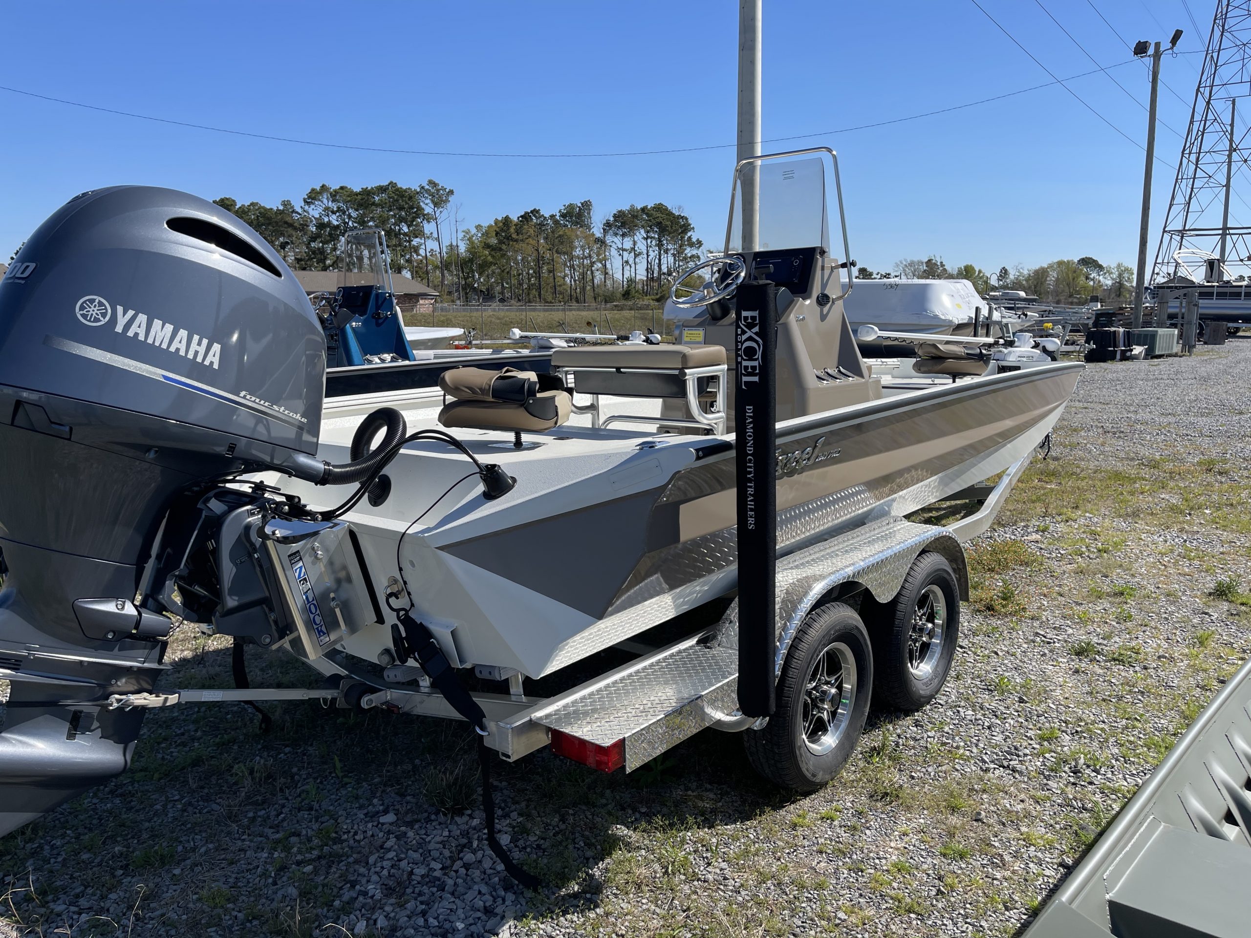 Excel 220 Bay Pro Aluminum Bay Boat STK EX22 9895 Jerrys Marine