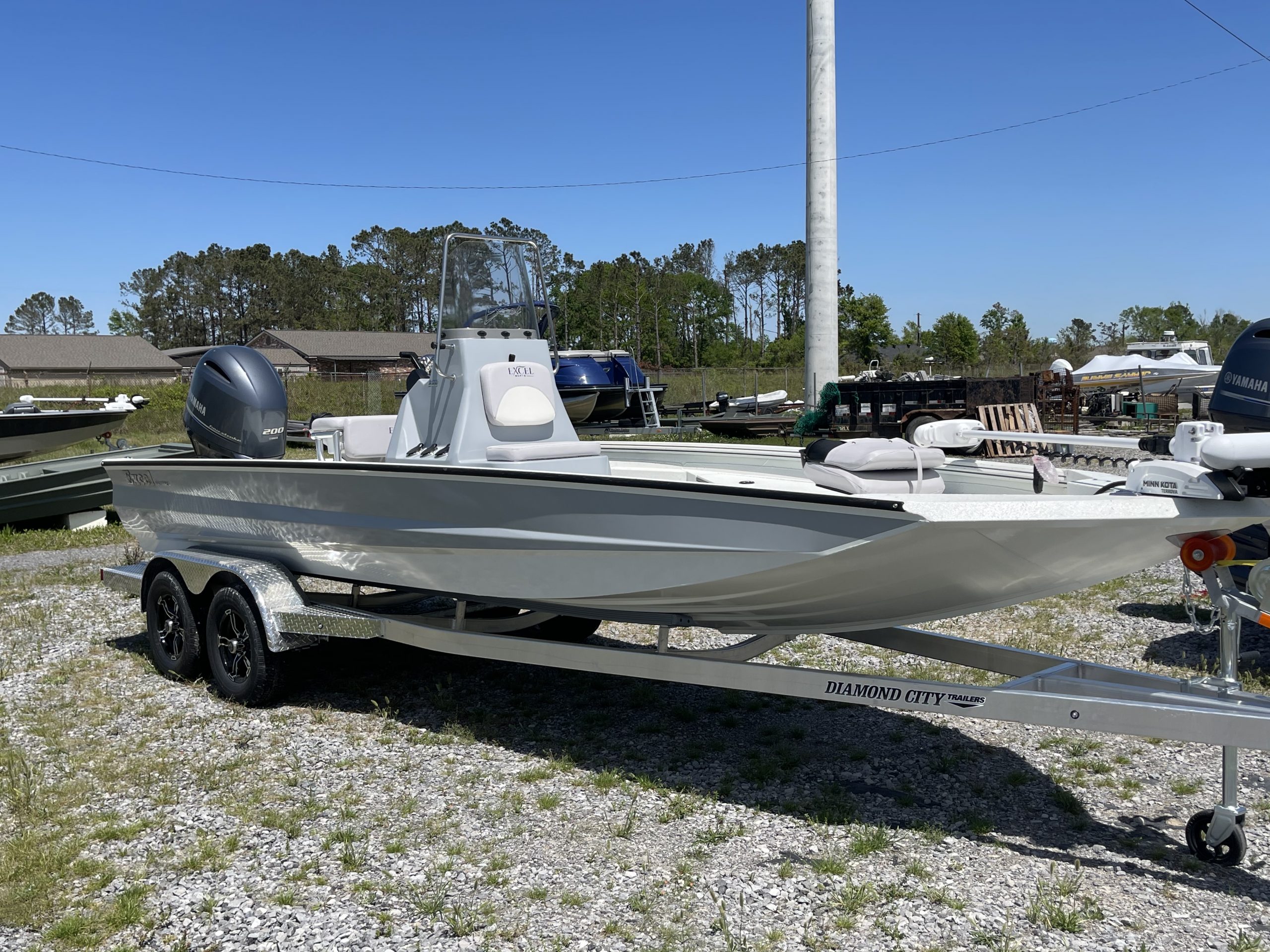 Excel 220 Bay Pro 22 21 Aluminum Bay Boat Yamaha Outboard Motor Dealer