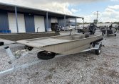 Gatortail 1754 extreme march duck hunting boat 40 hp gatortail surface drive outboard mud motor 09369-4_resized