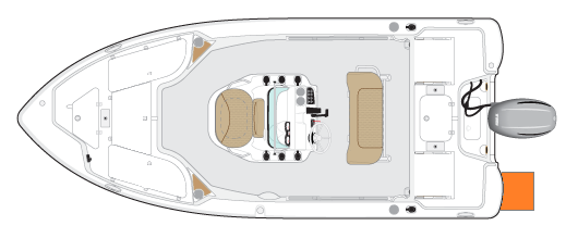 NauticStar Boats Dealer Louisiana and Texas 195 Bay Overhead Swim Platform